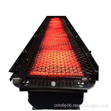 Industrial IR infrared gas burner for powder coating paint booth